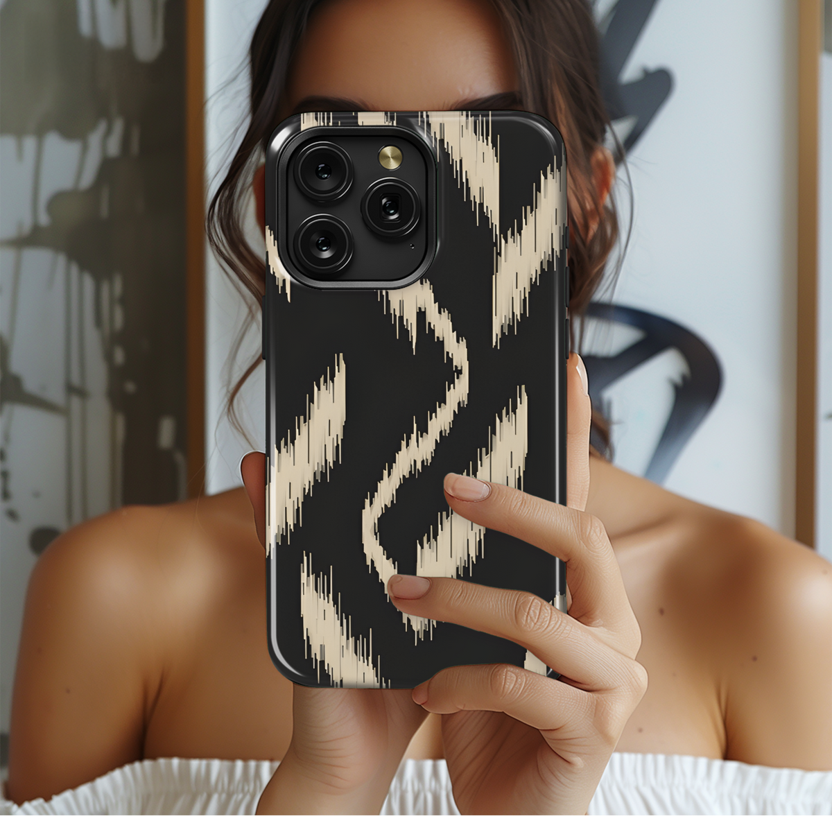 Ethnic Aztec Ikat Phone Case iPhone Samsung Cover Pixel 3795 - Image 2