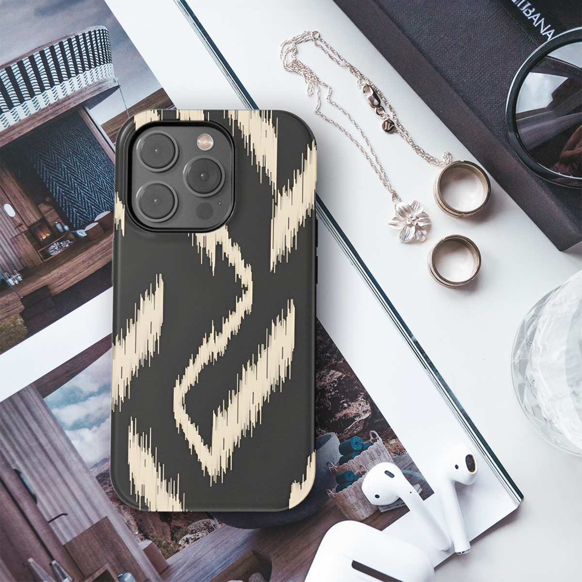 Ethnic Aztec Ikat Phone Case iPhone Samsung Cover Pixel 3795 - Image 3