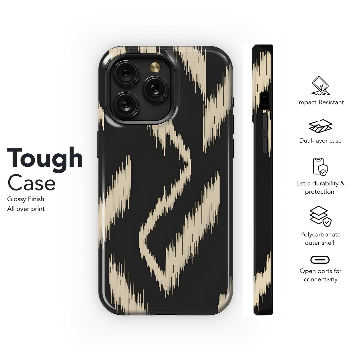 Ethnic Aztec Ikat Phone Case iPhone Samsung Cover Pixel 3795 - Image 6