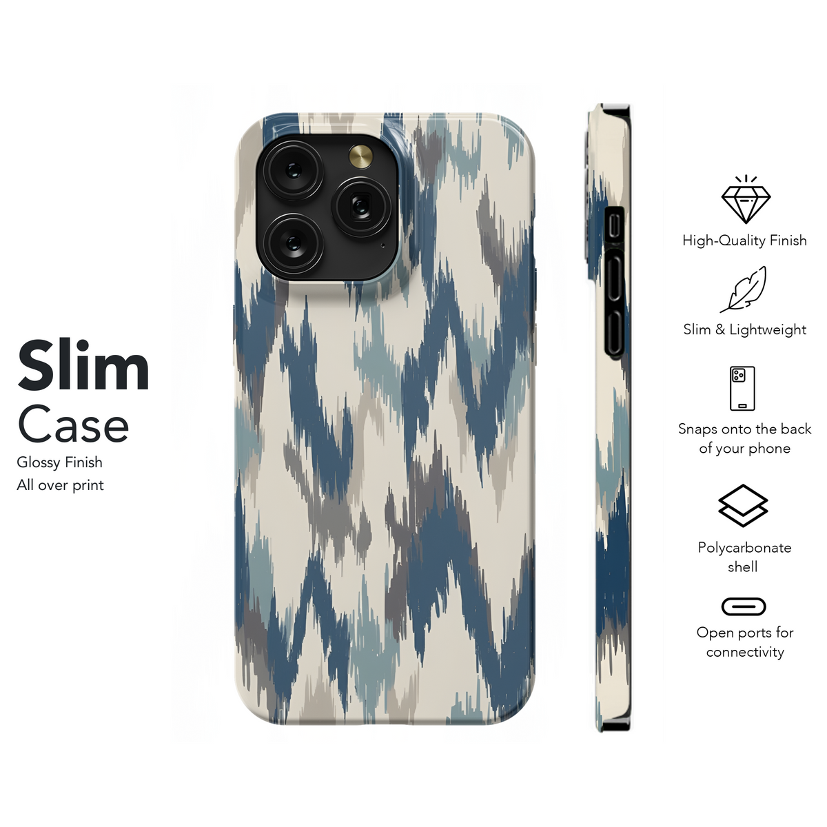 Ethnic Ikat Abstract Phone Case iPhone Samsung Cover Pixel 2465 - Image 7