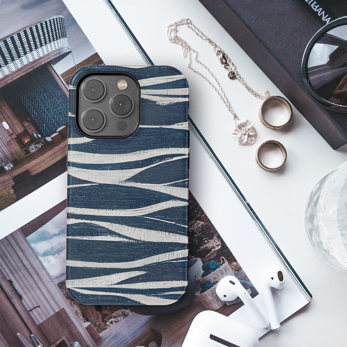 Ethnic Ikat Abstract Phone Case iPhone Samsung Cover Pixel 2466 - Image 3