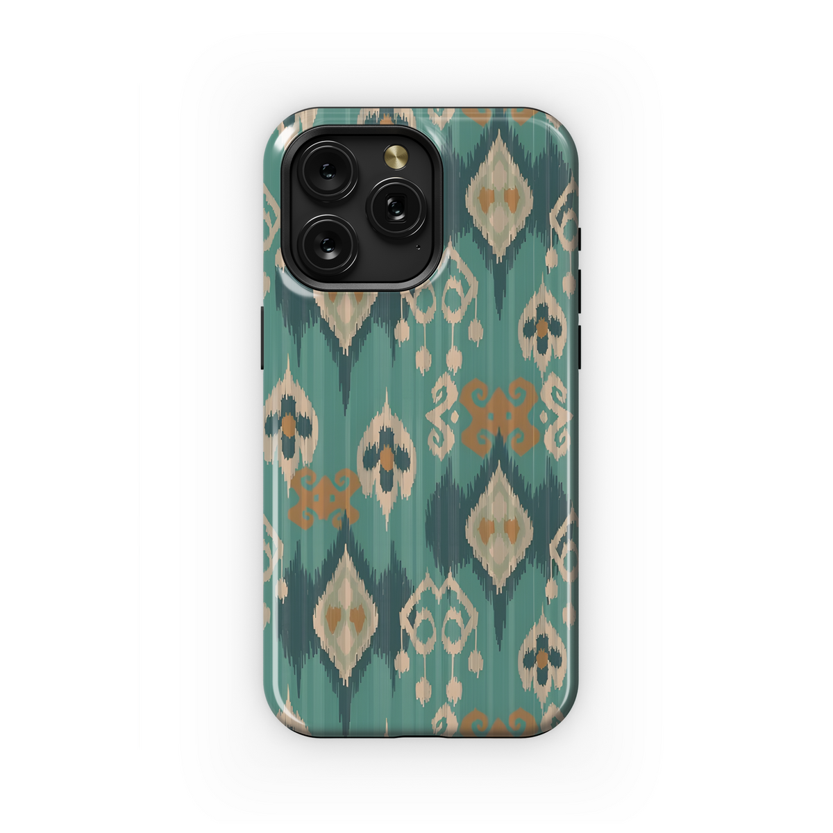 Ethnic Ikat Phone Case iPhone Samsung Cover Pixel 3794 - Image 1