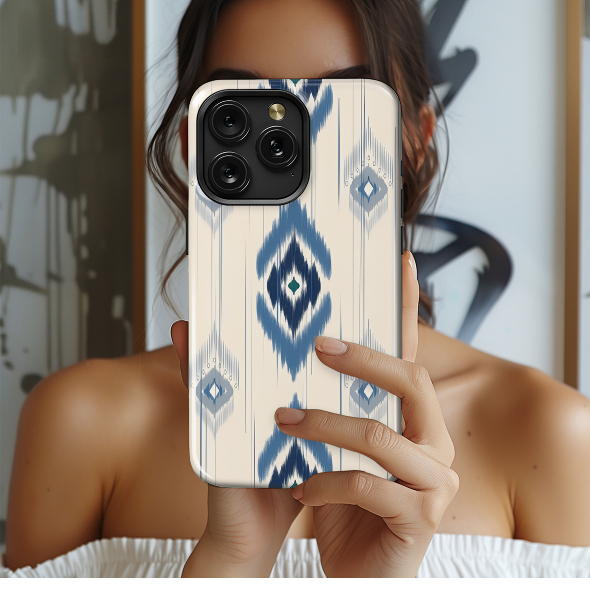 Ethnic Tribal Embroidery Phone Case iPhone Samsung Cover Pixel 3797 - Image 2