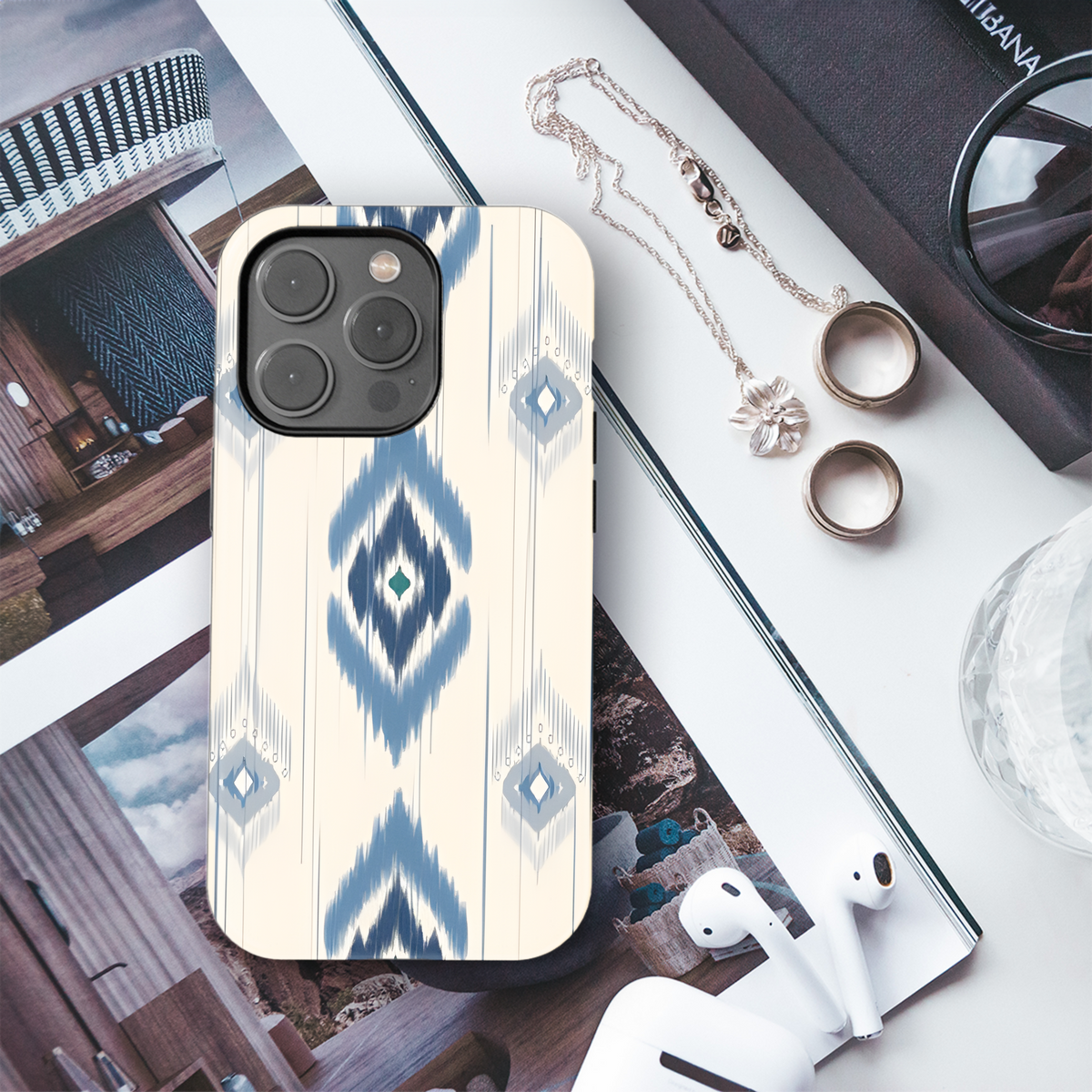 Ethnic Tribal Embroidery Phone Case iPhone Samsung Cover Pixel 3797 - Image 3