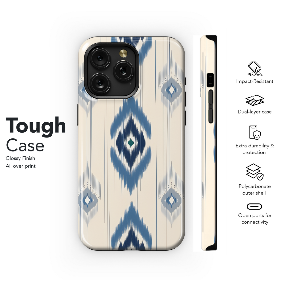 Ethnic Tribal Embroidery Phone Case iPhone Samsung Cover Pixel 3797 - Image 6