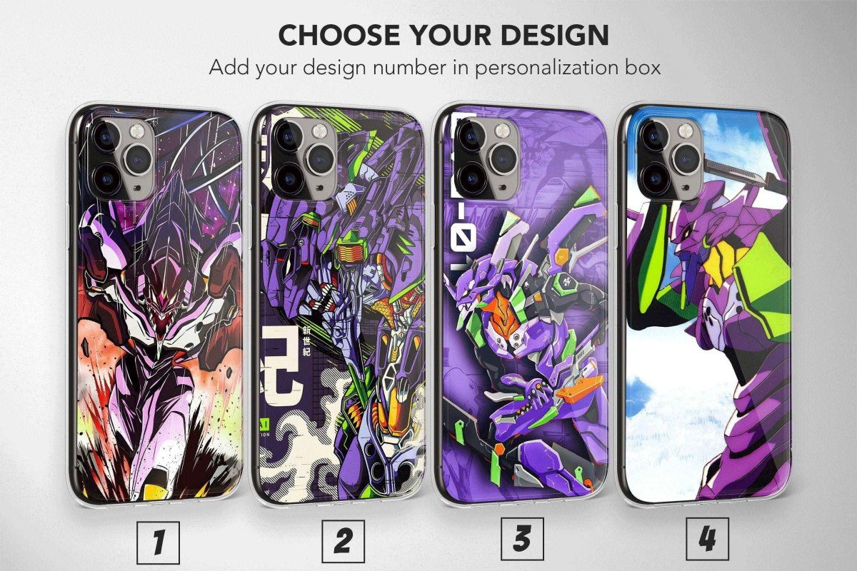 Evangelion Anime Phone Case Eva 01 - Image 1