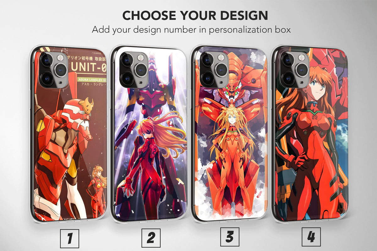 Evangelion Anime Phone Case Eva 02 - Image 1