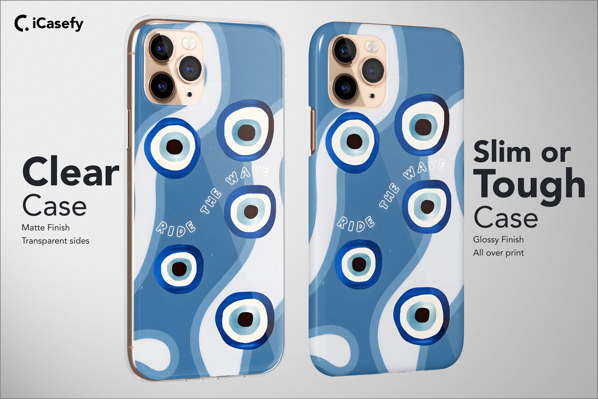 Evil Eye Phone Case Luck All Seeing Eye Collage Cover - Image 3