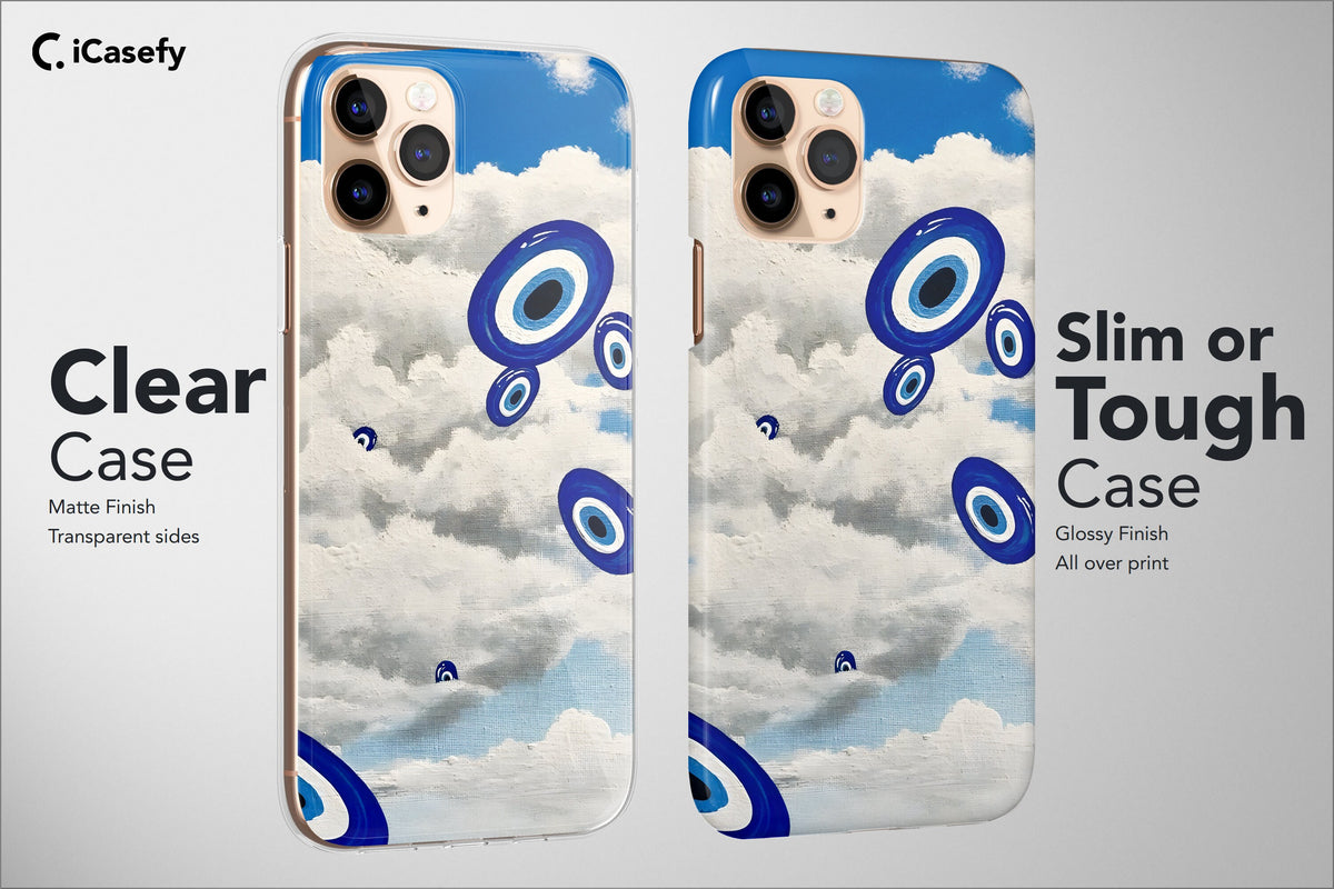 Evil Eye Phone Case Luck All Seeing Eye Collage Cover - Image 5