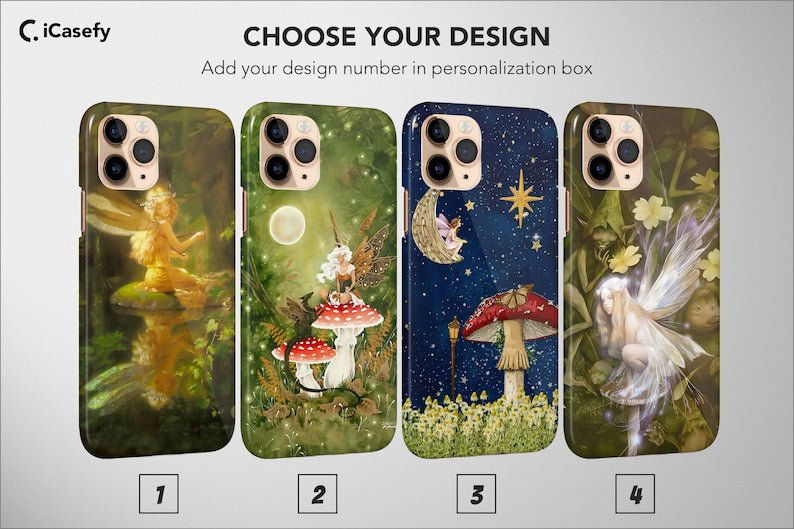 Fairy Cottagecore Phone Case Green Grunge Aesthetic Cover - Image 1