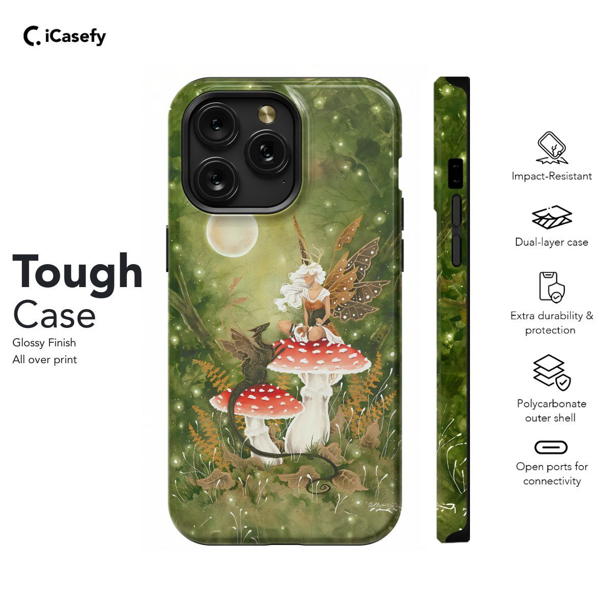 Fairy Mushroom Cottagecore Phone Case iPhone Samsung Pixel & More - Image 5