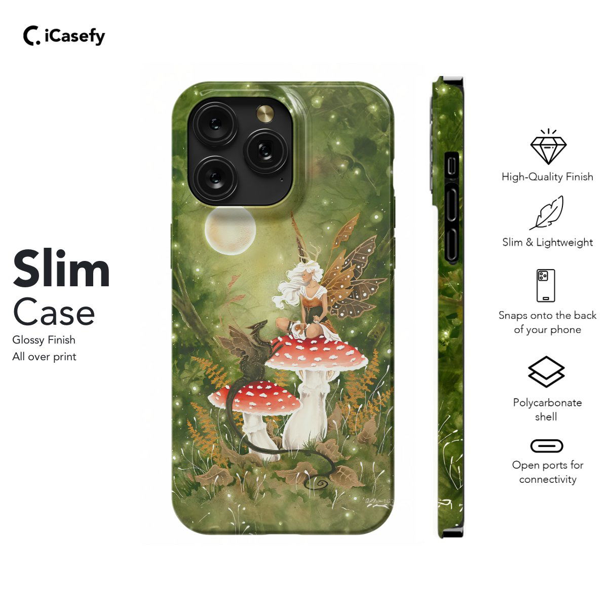 Fairy Mushroom Cottagecore Phone Case iPhone Samsung Pixel & More - Image 6