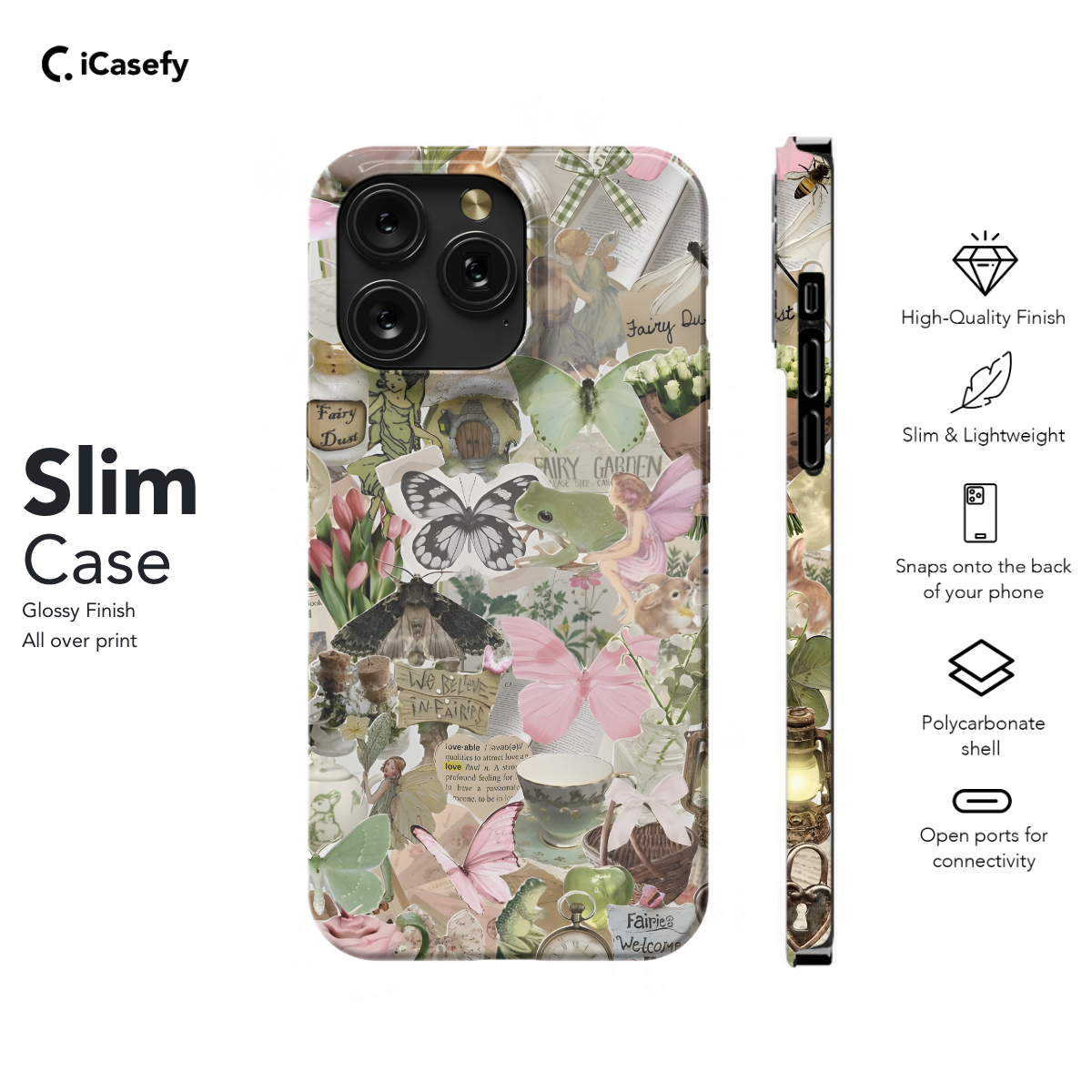 Fairycore Aesthetic Cottagecore Angel Collage Phone Case iPhone Samsung Cover Pixel 704 - Image 6