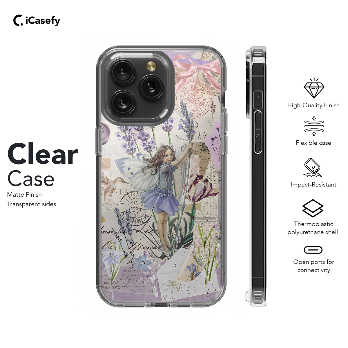 Fairycore Aesthetic Cottagecore Angel Collage Phone Case iPhone Samsung Cover Pixel 705 - Image 7