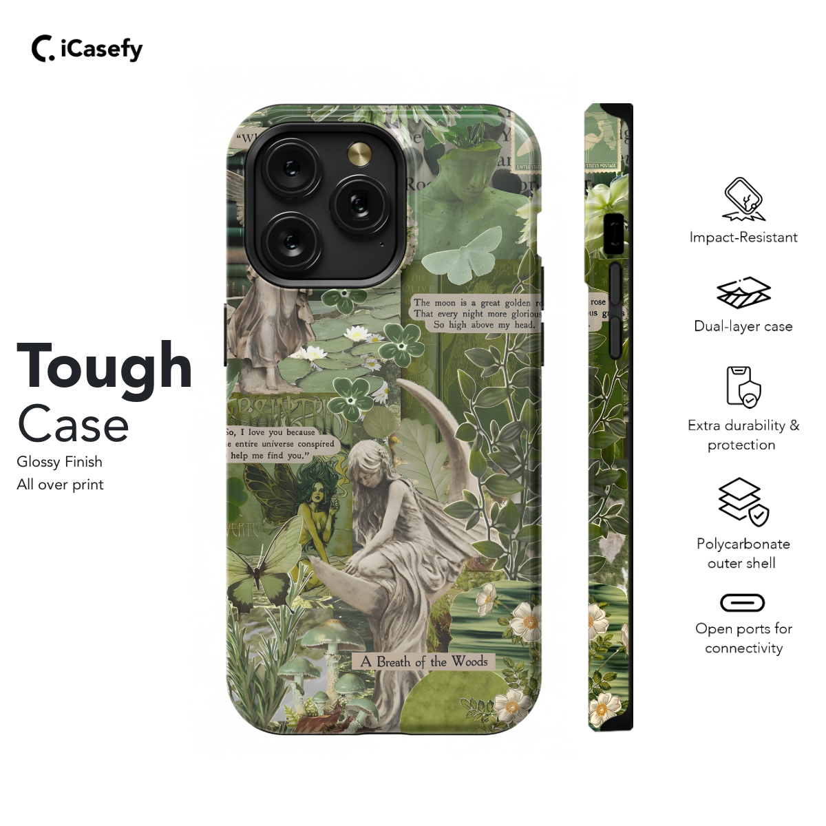 Fairycore Aesthetic Cottagecore Angel Collage Phone Case iPhone Samsung Cover Pixel 707 - Image 5