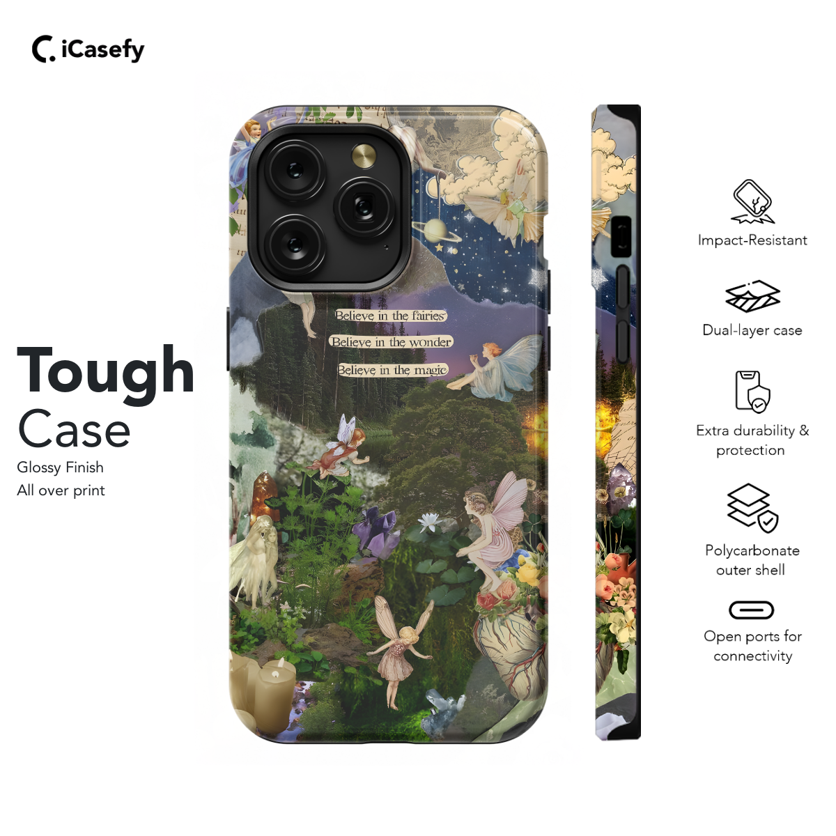 Fairycore Aesthetic Cottagecore Angel Collage Phone Case iPhone Samsung Cover Pixel 709 - Image 5