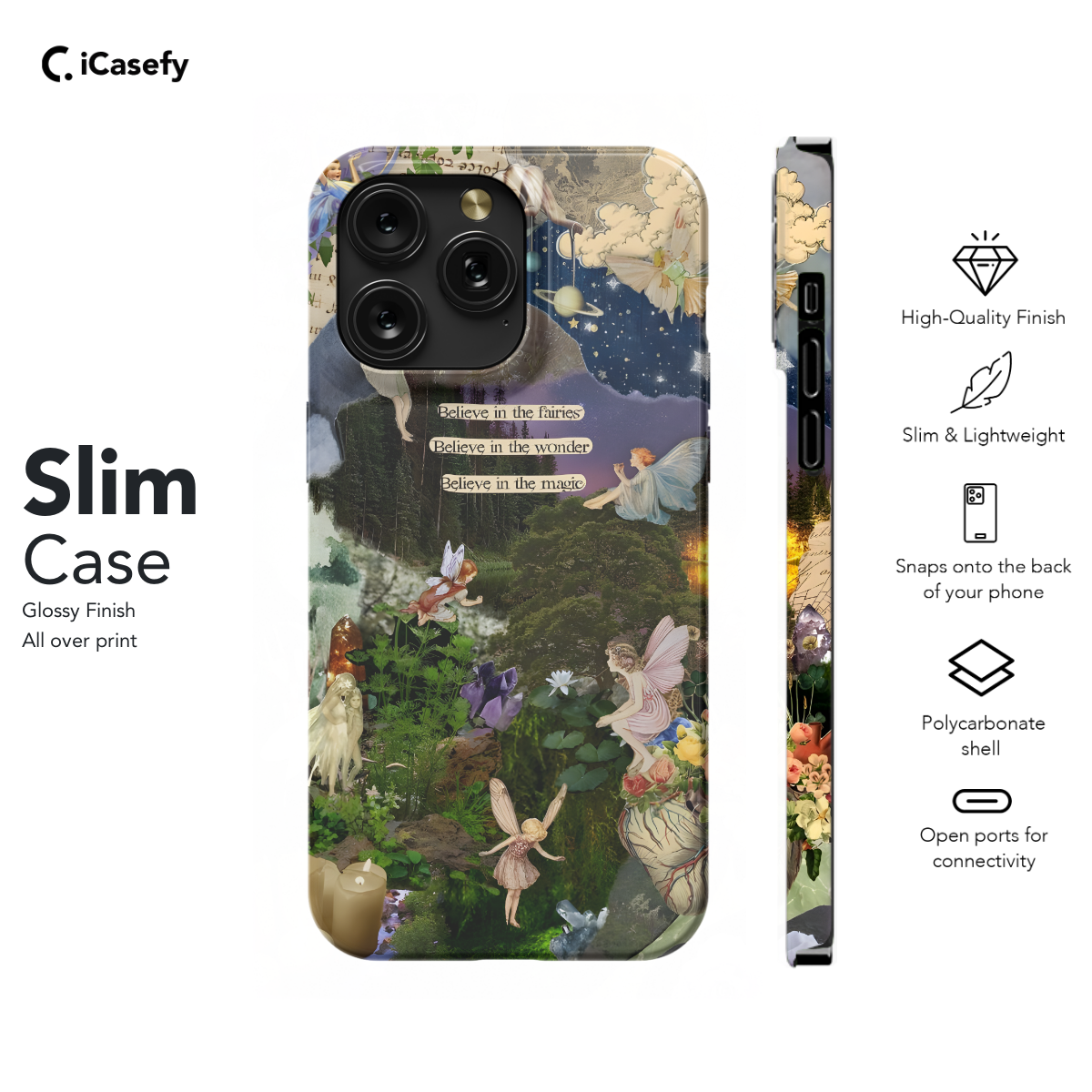 Fairycore Aesthetic Cottagecore Angel Collage Phone Case iPhone Samsung Cover Pixel 709 - Image 6