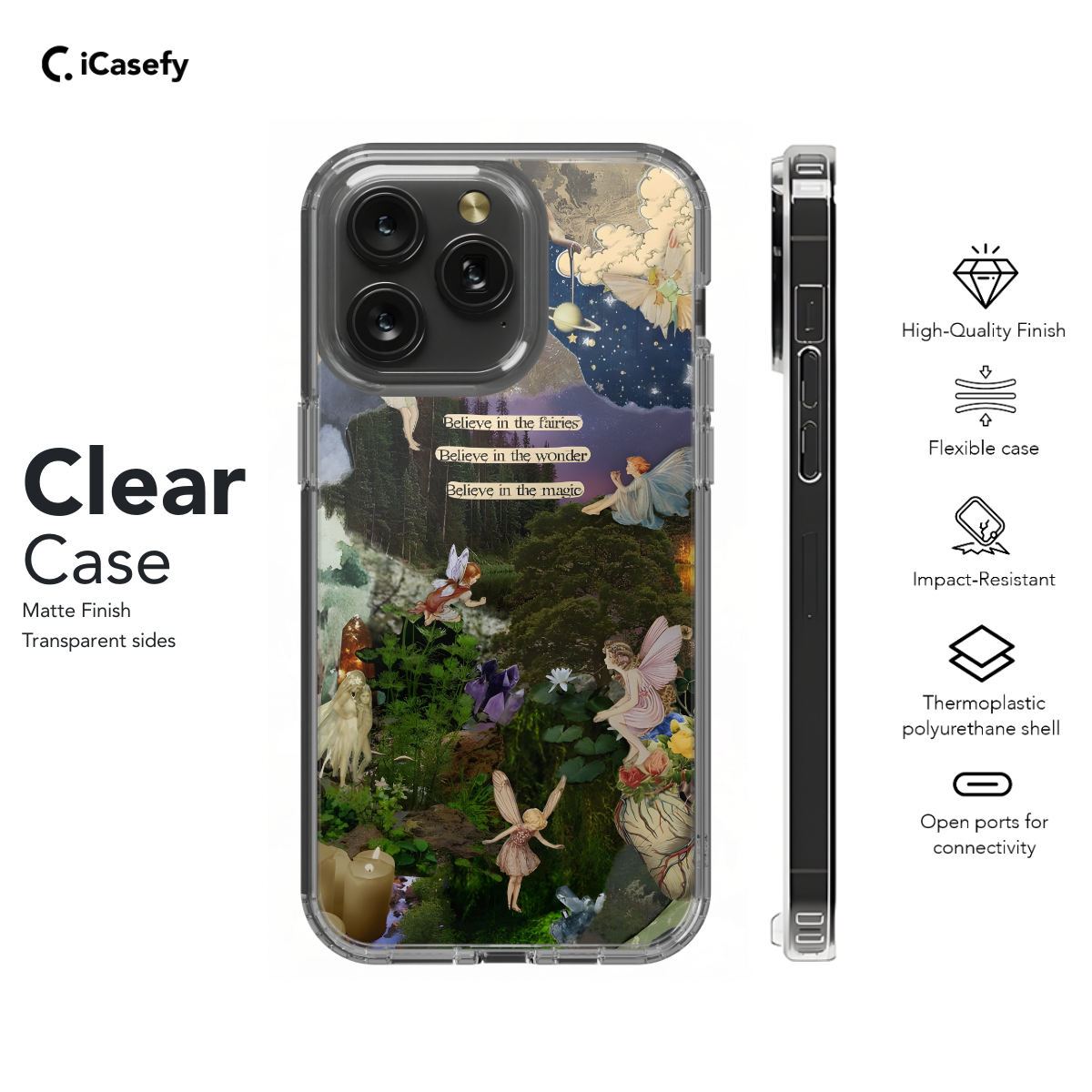 Fairycore Aesthetic Cottagecore Angel Collage Phone Case iPhone Samsung Cover Pixel 709 - Image 7