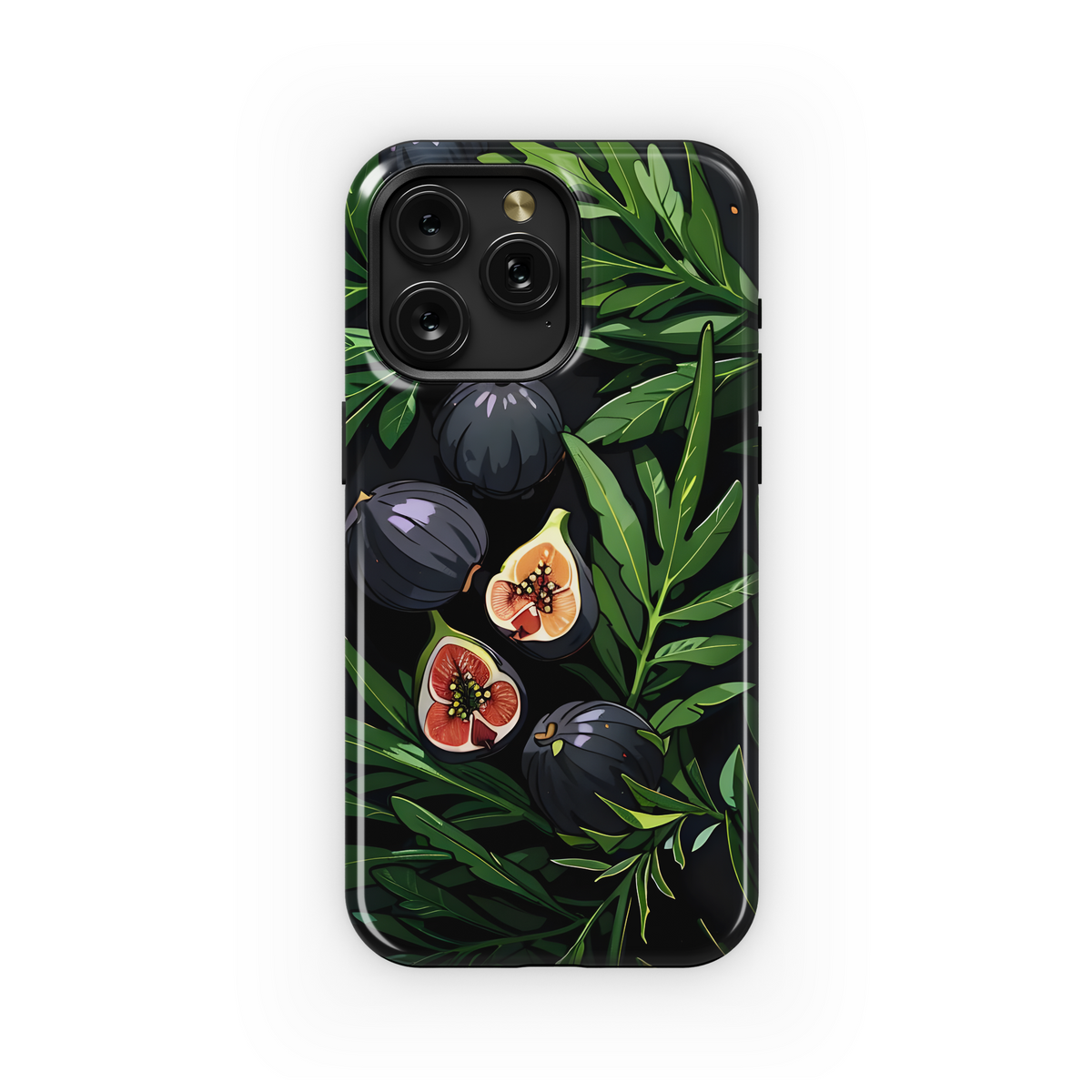 Figs & Leaves Pattern
 Phone Case iPhone Samsung Cover Pixel 4248 - Image 1