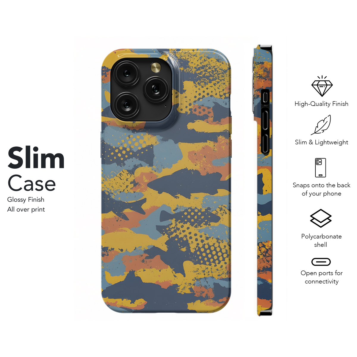 Fish Camouflage Phone Case iPhone Samsung Cover Pixel 3450 - Image 7