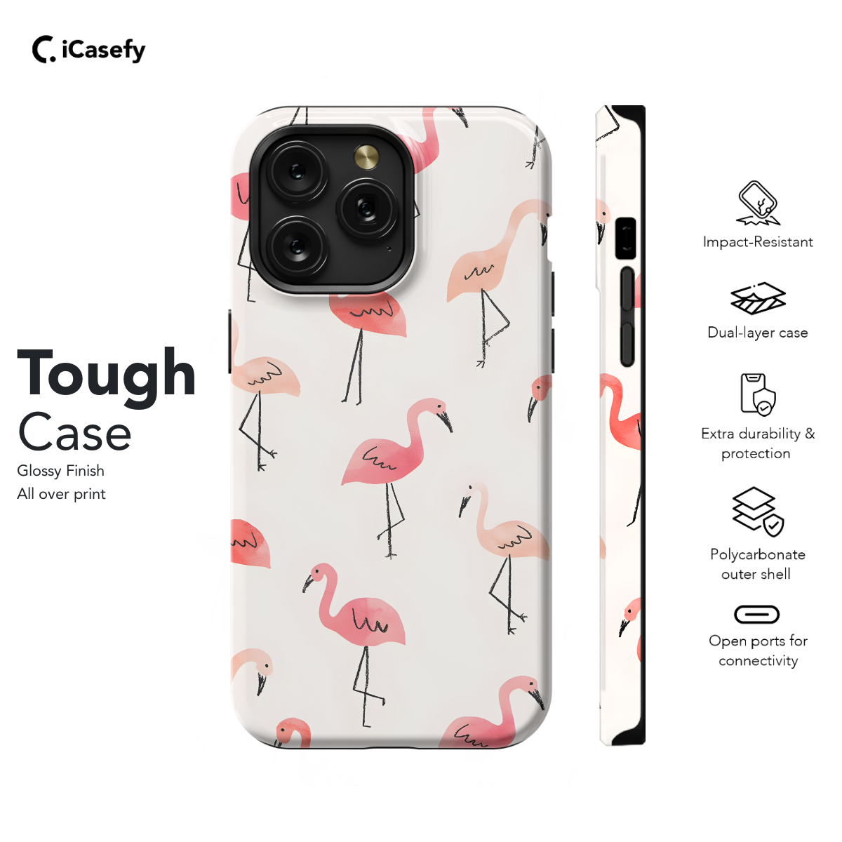 Flamingo Phone Case iPhone Samsung Pixel & More 64 - Image 5