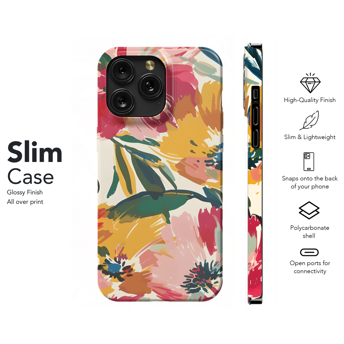 Floral abstract grunge pattern seamless Phone Case iPhone Samsung Cover Pixel 2434 - Image 7