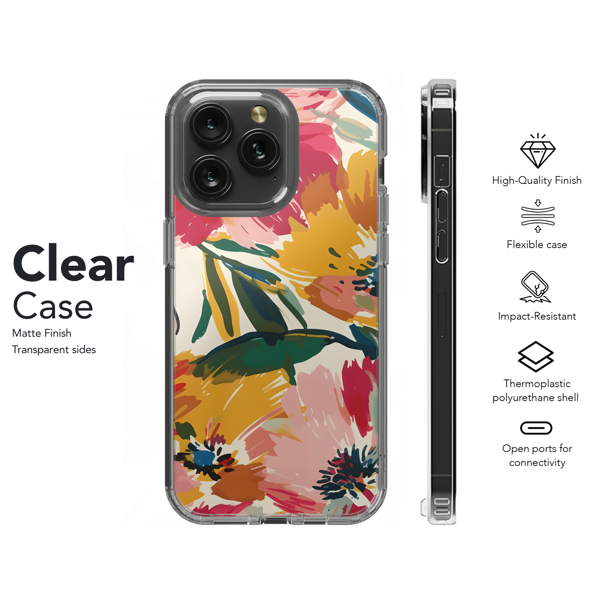 Floral abstract grunge pattern seamless Phone Case iPhone Samsung Cover Pixel 2434 - Image 8