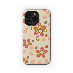 Floral Batik Bokeh Phone Case iPhone Samsung Cover Pixel 3737 - Image 1