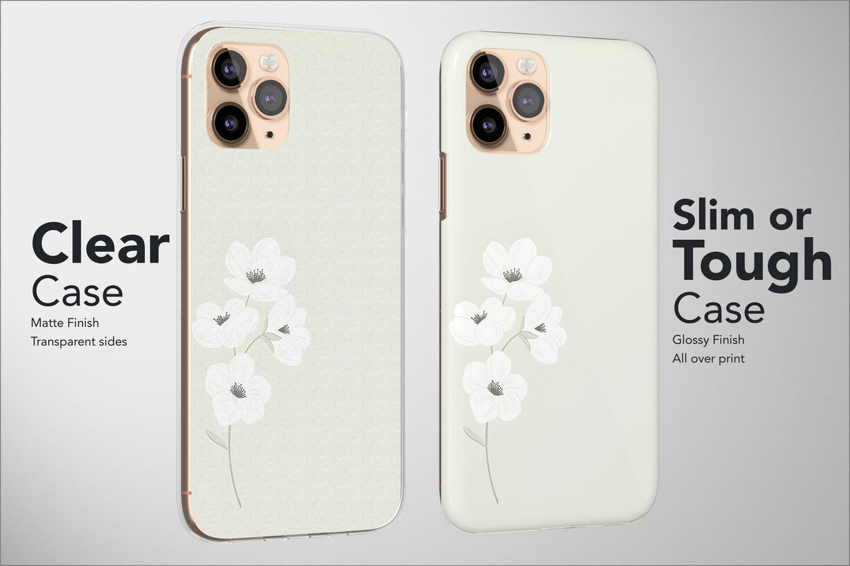 Floral Boho Minimalist Phone Case Rose Simple Line Art Cover For - Image 4