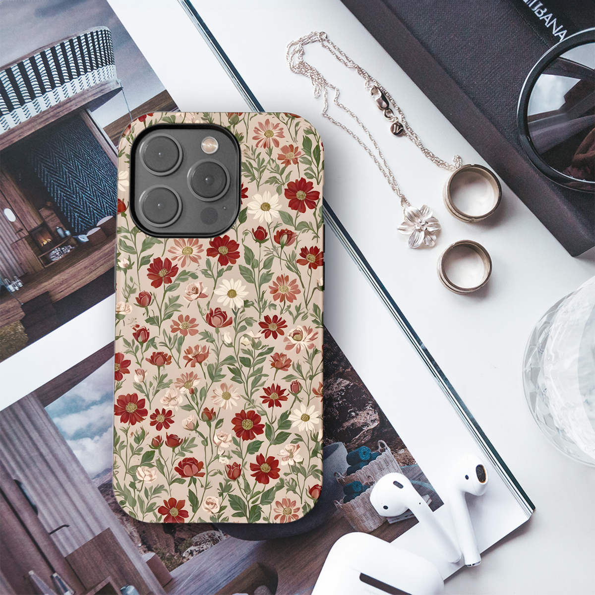 Floral Garden Delight
 Phone Case iPhone Samsung Cover Pixel 4148 - Image 3