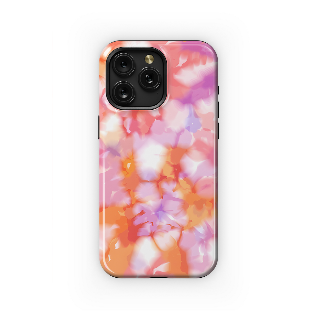 Floral Gradient Tie Dye Phone Case iPhone Samsung Cover Pixel 3825 - Image 1