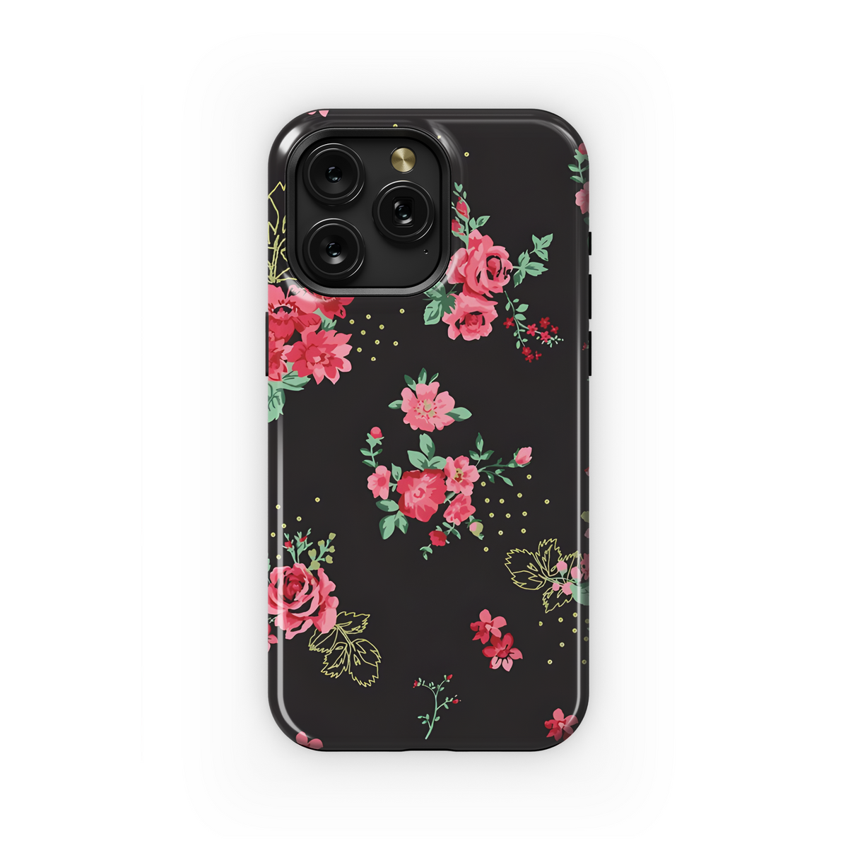 Floral Motif Phone Case iPhone Samsung Cover Pixel 3184 - Image 1