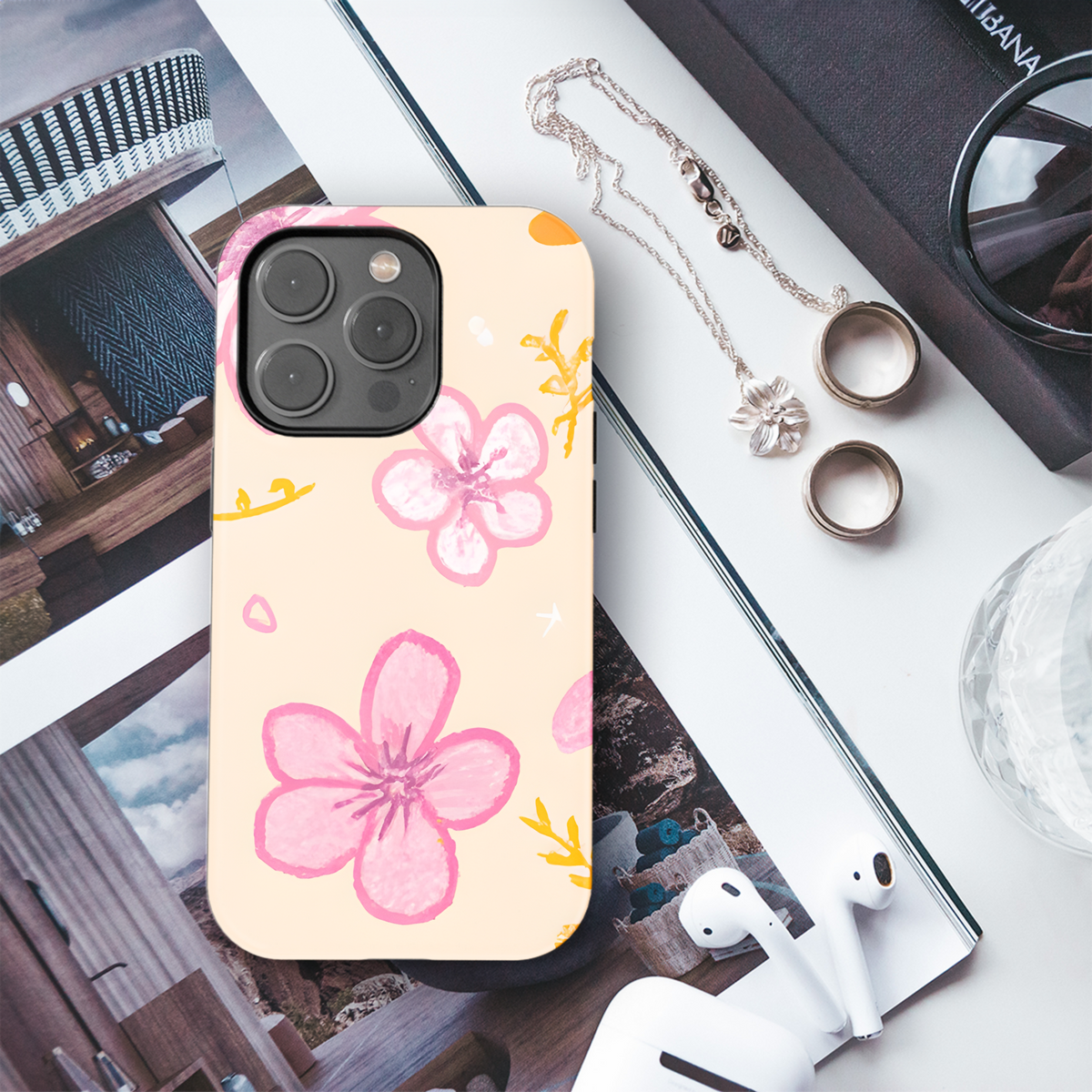 Floral Pastel Phone Case iPhone Samsung Cover Pixel 2933 - Image 3