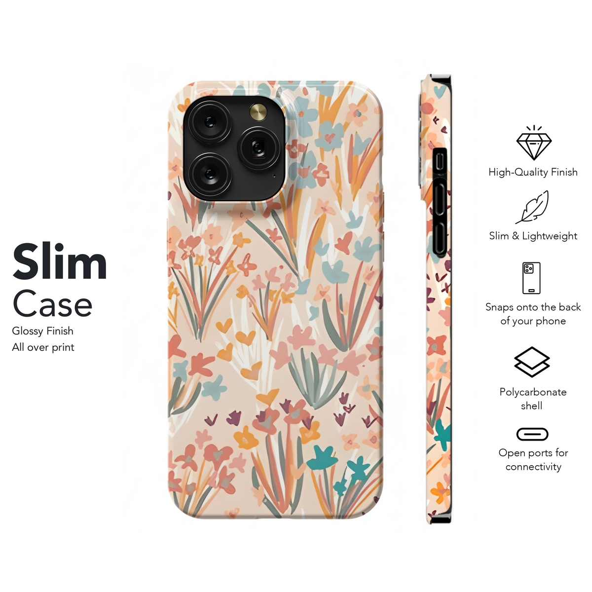 Floral Pattern for Fashion and Decor Phone Case iPhone Samsung Cover Pixel 2529 - Image 7