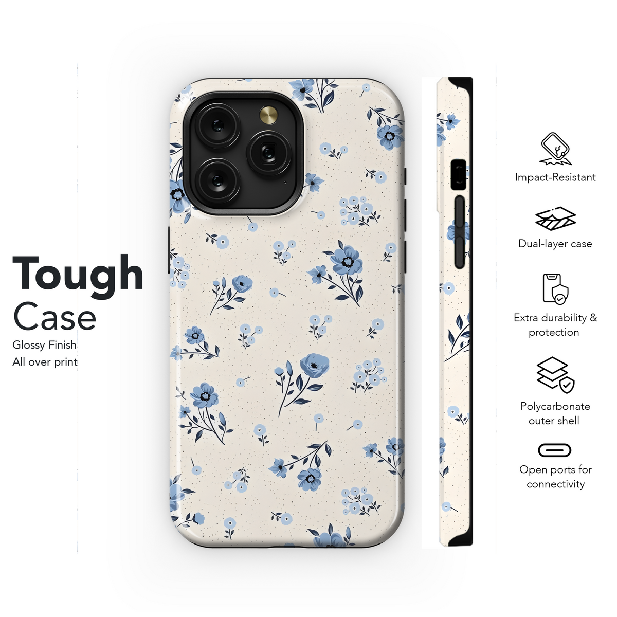 Floral Pattern Phone Case iPhone Samsung Cover Pixel 2360 - Image 6