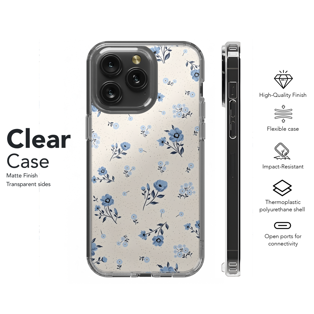 Floral Pattern Phone Case iPhone Samsung Cover Pixel 2360 - Image 8