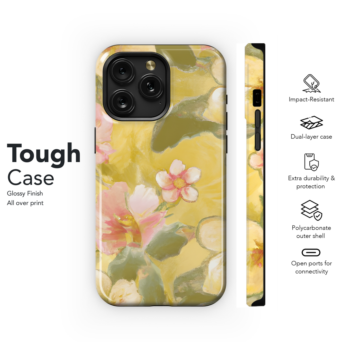 Floral Phone Case iPhone Samsung Cover Pixel 3311 - Image 6