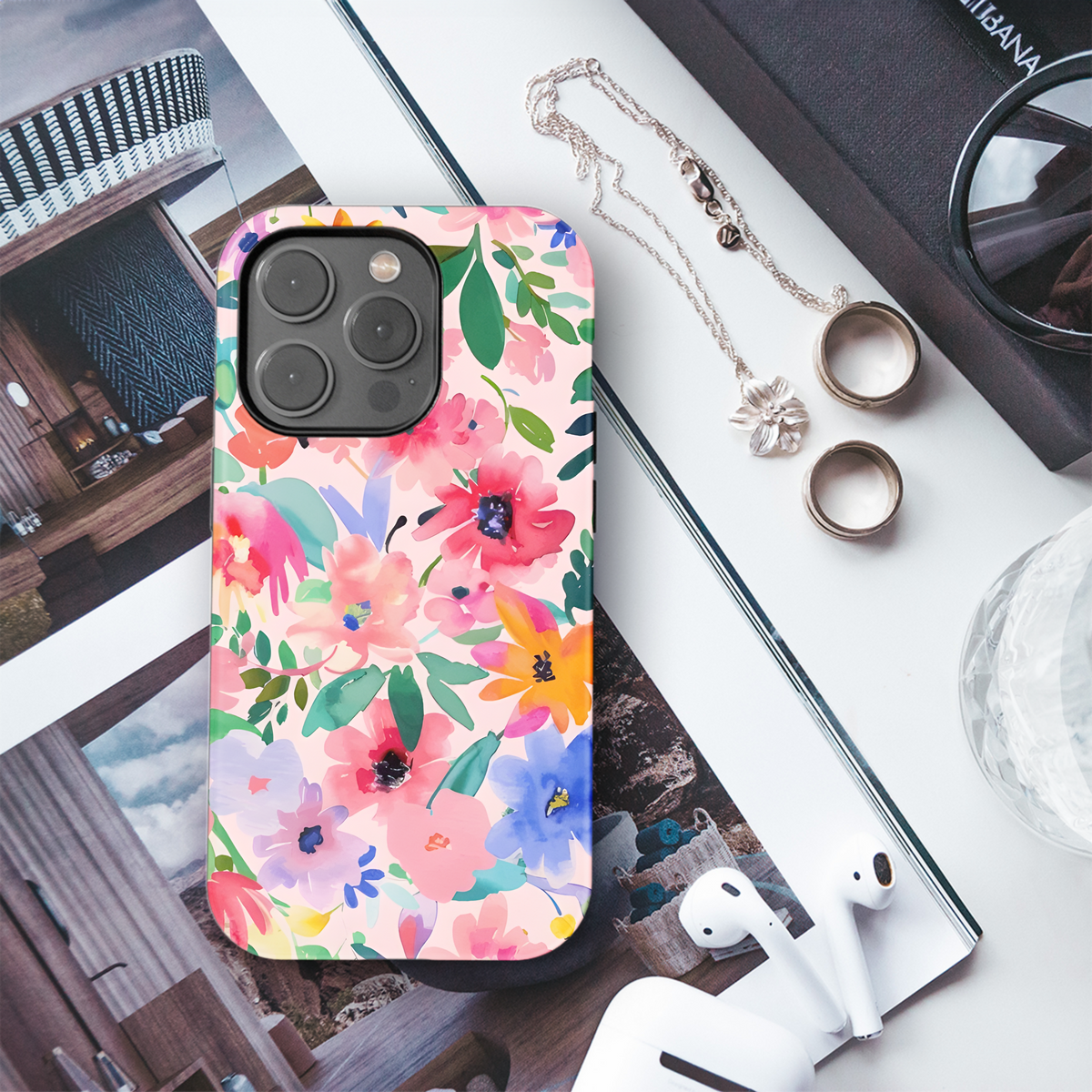 Floral Seamless Abstract Phone Case iPhone Samsung Cover Pixel 2310 - Image 3