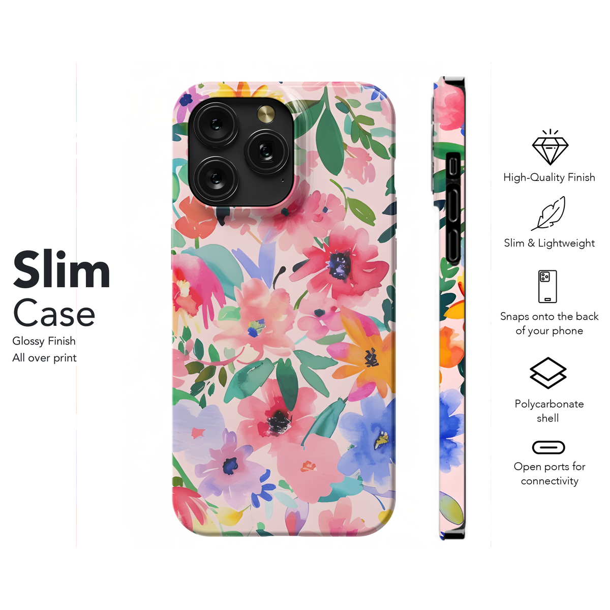 Floral Seamless Abstract Phone Case iPhone Samsung Cover Pixel 2310 - Image 7