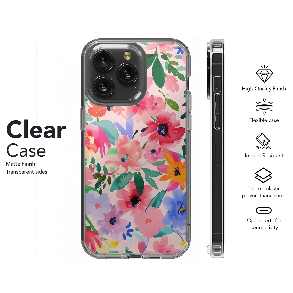 Floral Seamless Abstract Phone Case iPhone Samsung Cover Pixel 2310 - Image 8