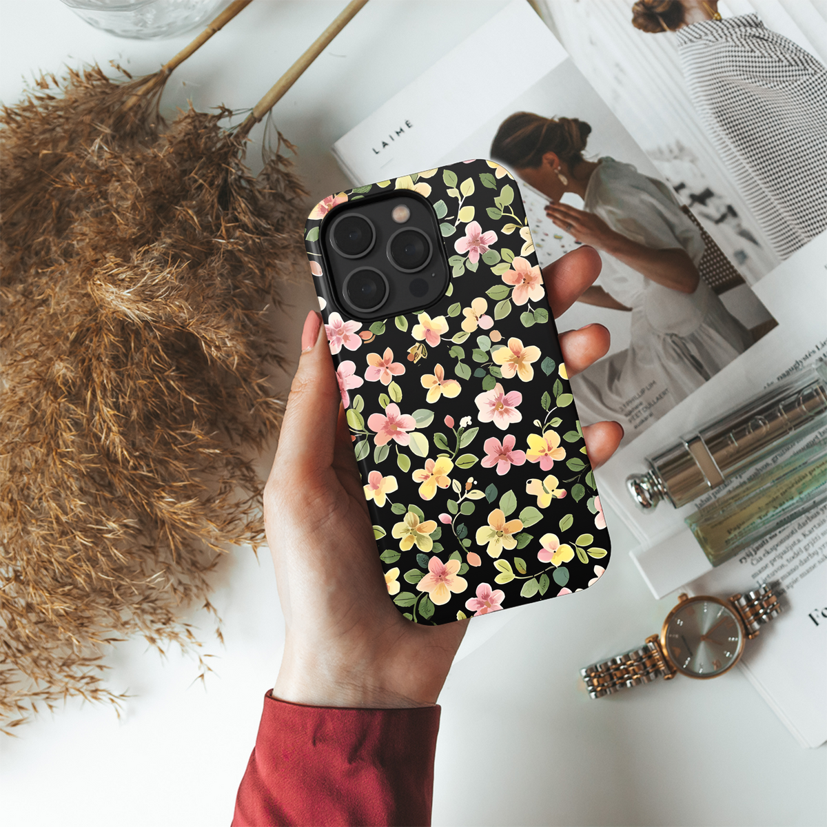 Floral Seamless Abstract Phone Case iPhone Samsung Cover Pixel 2459 - Image 4