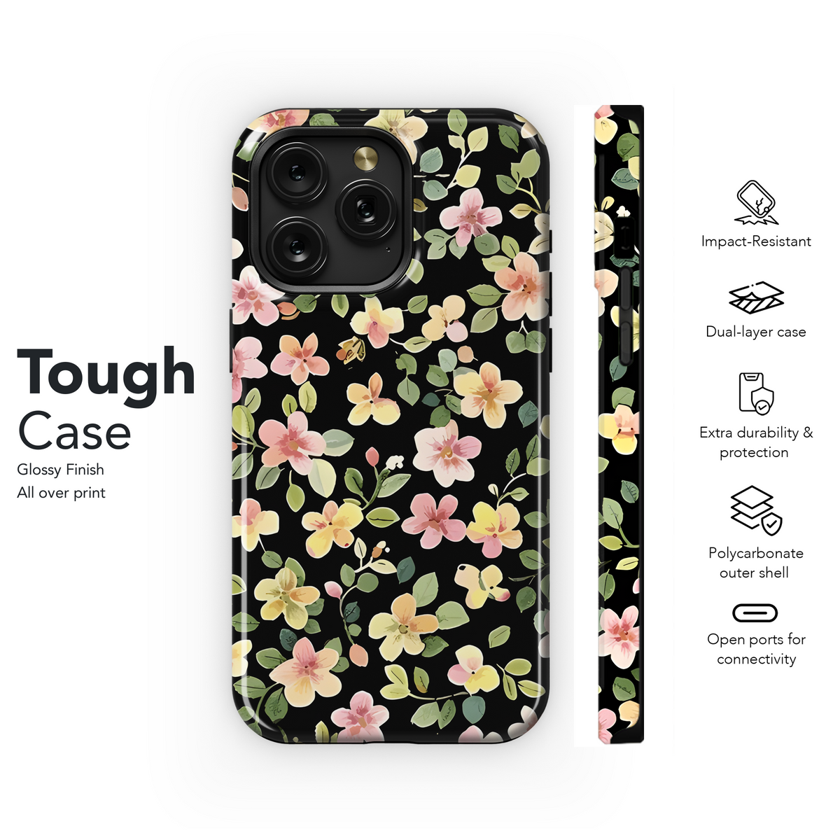 Floral Seamless Abstract Phone Case iPhone Samsung Cover Pixel 2459 - Image 6