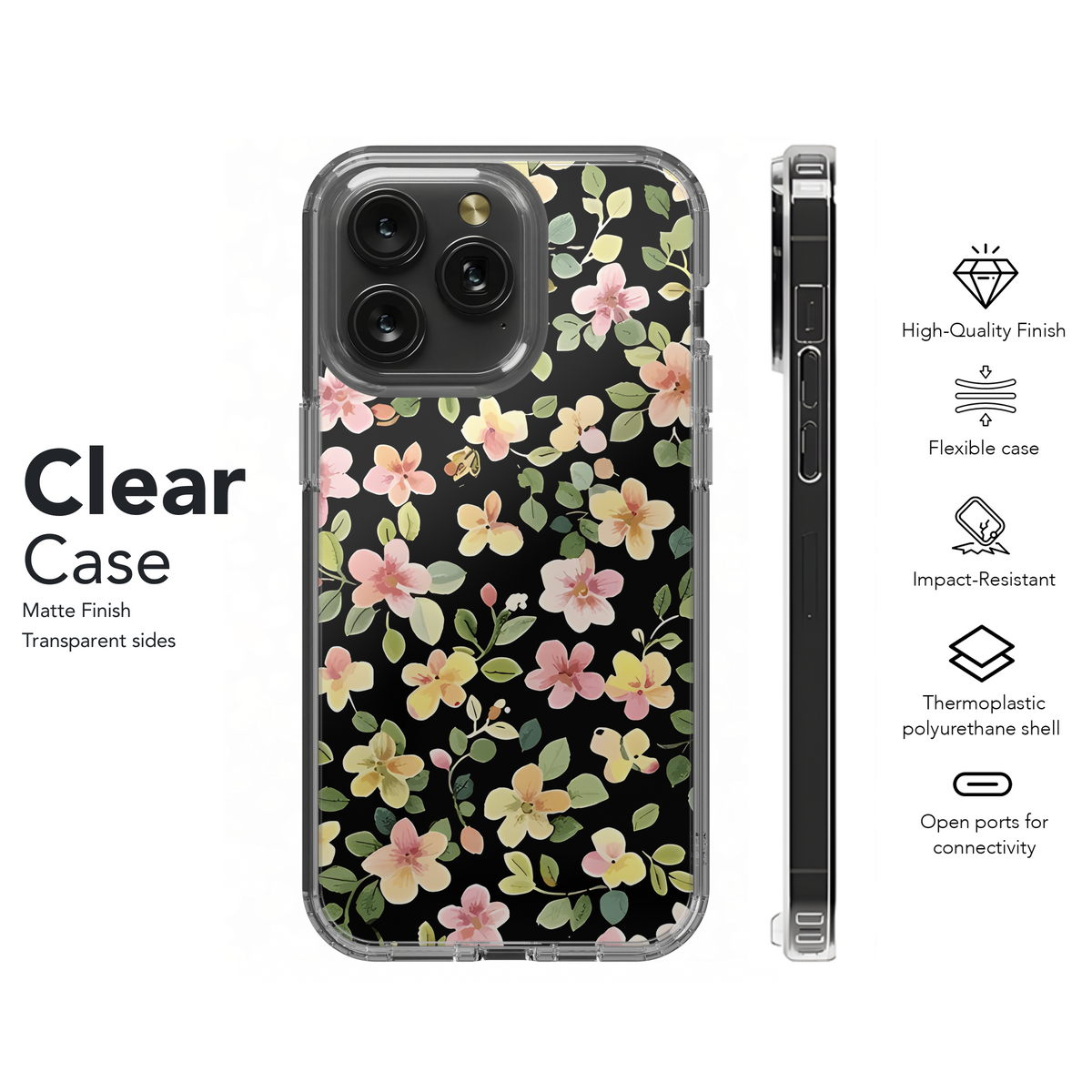 Floral Seamless Abstract Phone Case iPhone Samsung Cover Pixel 2459 - Image 8