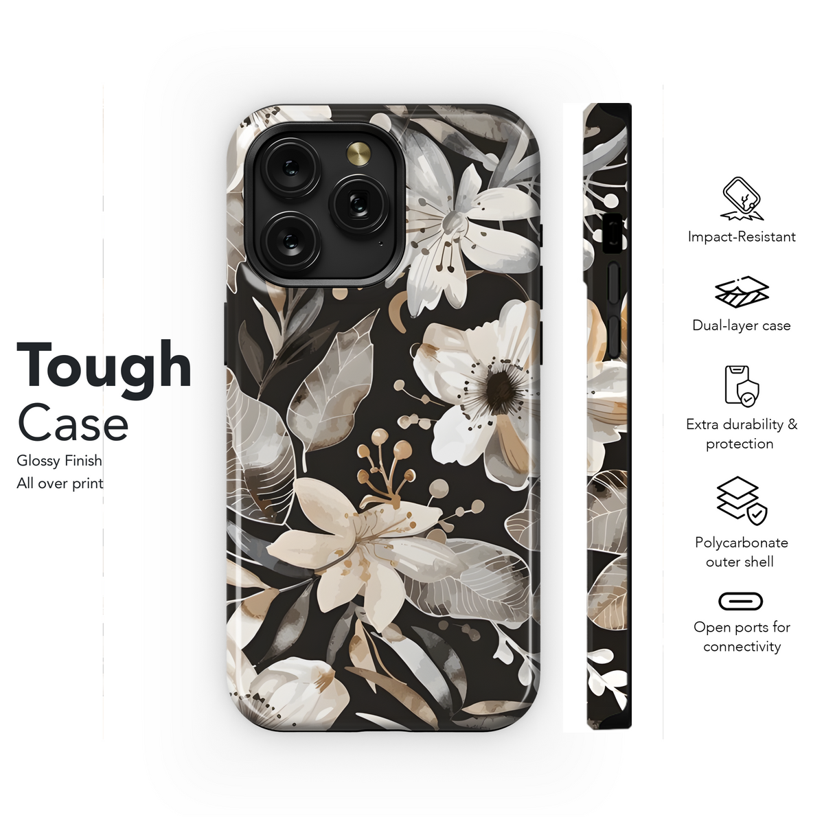 Floral Seamless Grunge Abstract Phone Case iPhone Samsung Cover Pixel 2339 - Image 6