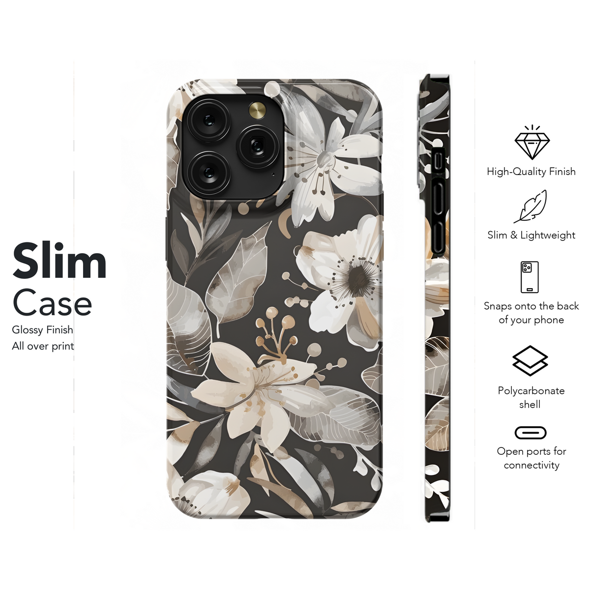 Floral Seamless Grunge Abstract Phone Case iPhone Samsung Cover Pixel 2339 - Image 7