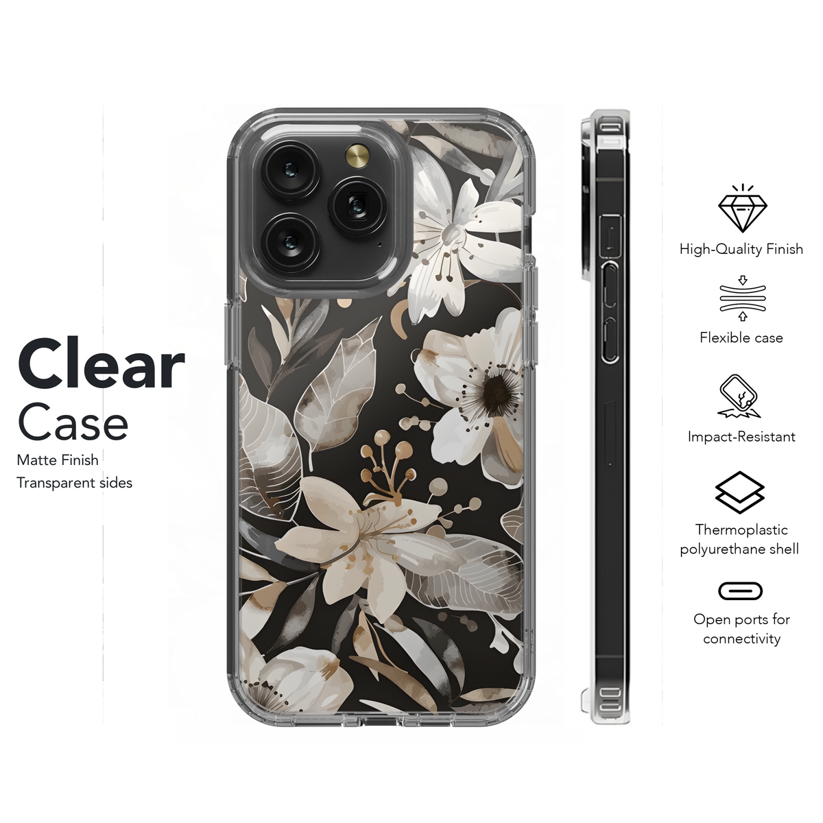 Floral Seamless Grunge Abstract Phone Case iPhone Samsung Cover Pixel 2339 - Image 8