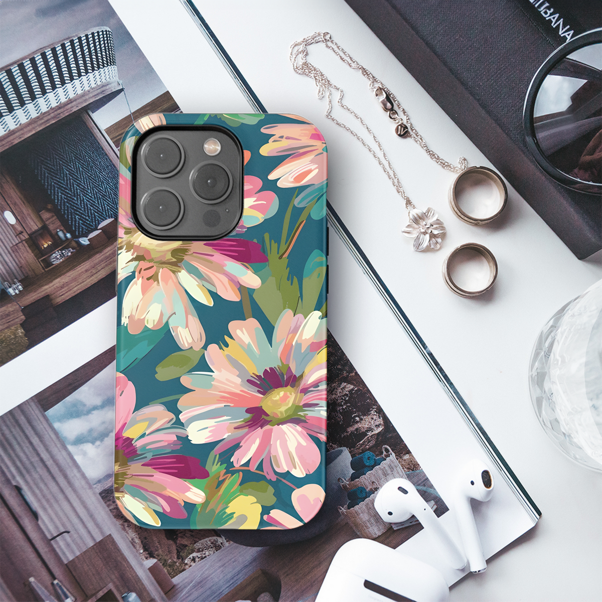 Floral Seamless Pattern Phone Case iPhone Samsung Cover Pixel 2452 - Image 3