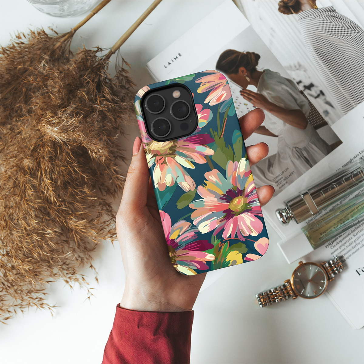 Floral Seamless Pattern Phone Case iPhone Samsung Cover Pixel 2452 - Image 4