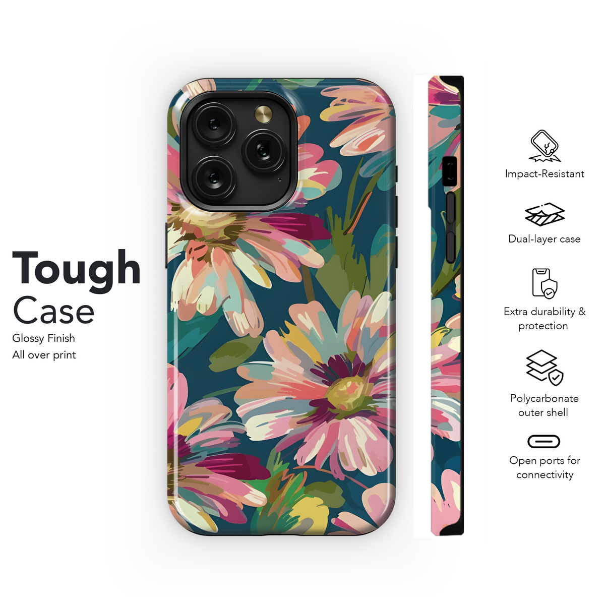 Floral Seamless Pattern Phone Case iPhone Samsung Cover Pixel 2452 - Image 6