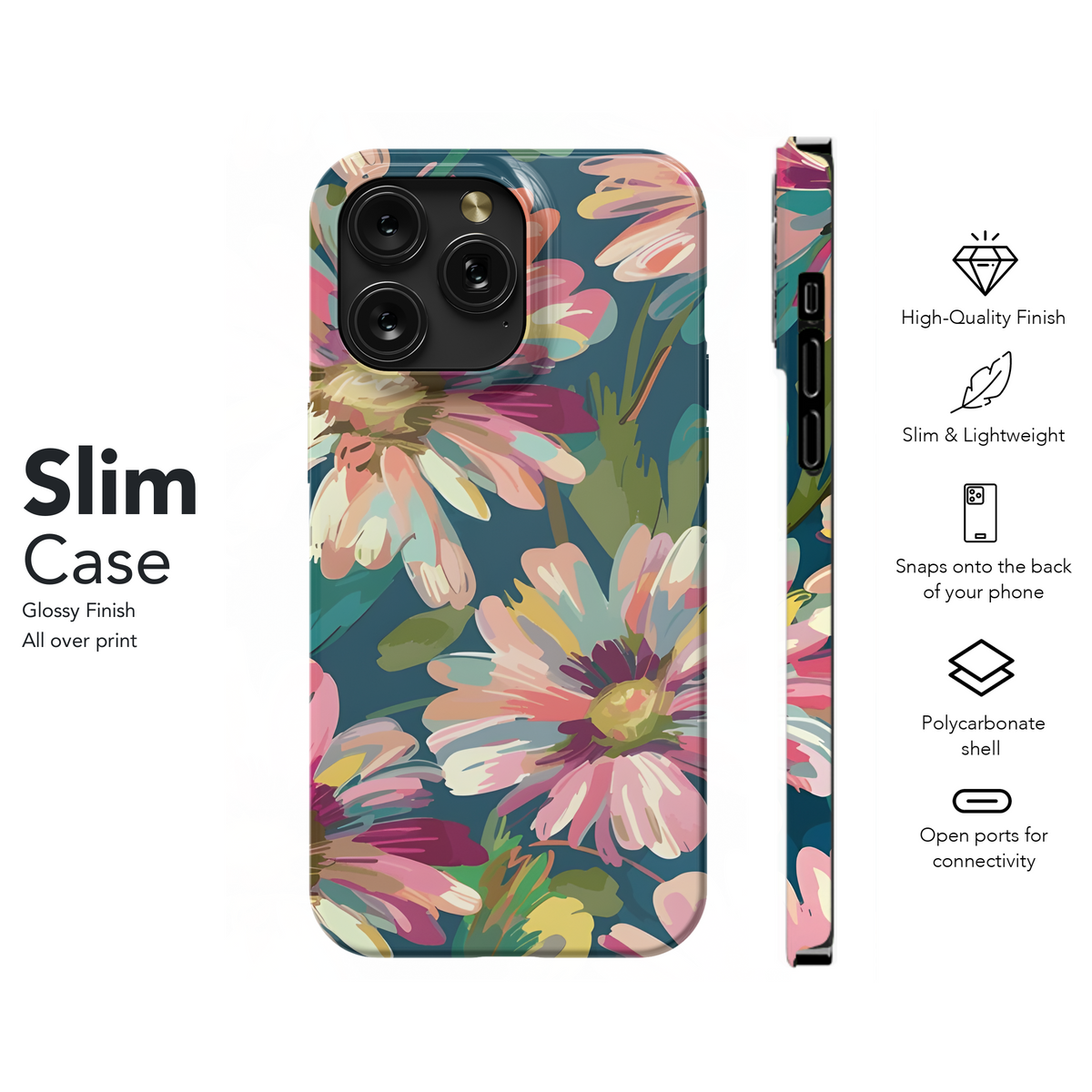 Floral Seamless Pattern Phone Case iPhone Samsung Cover Pixel 2452 - Image 7